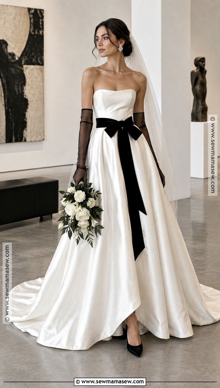 Black Accent Bridal Gown - 15 Fall 2026 Bridal Gowns