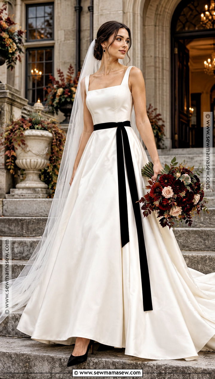 Black Accent October Wedding Dress - 15 Wedding Dresses October