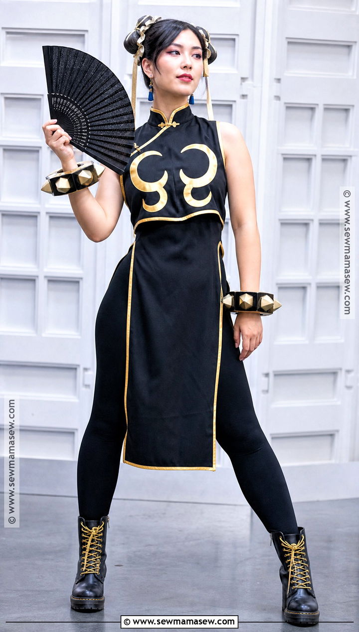 Black And Gold Chun Li Cosplay - 40 chun li cosplay ideas