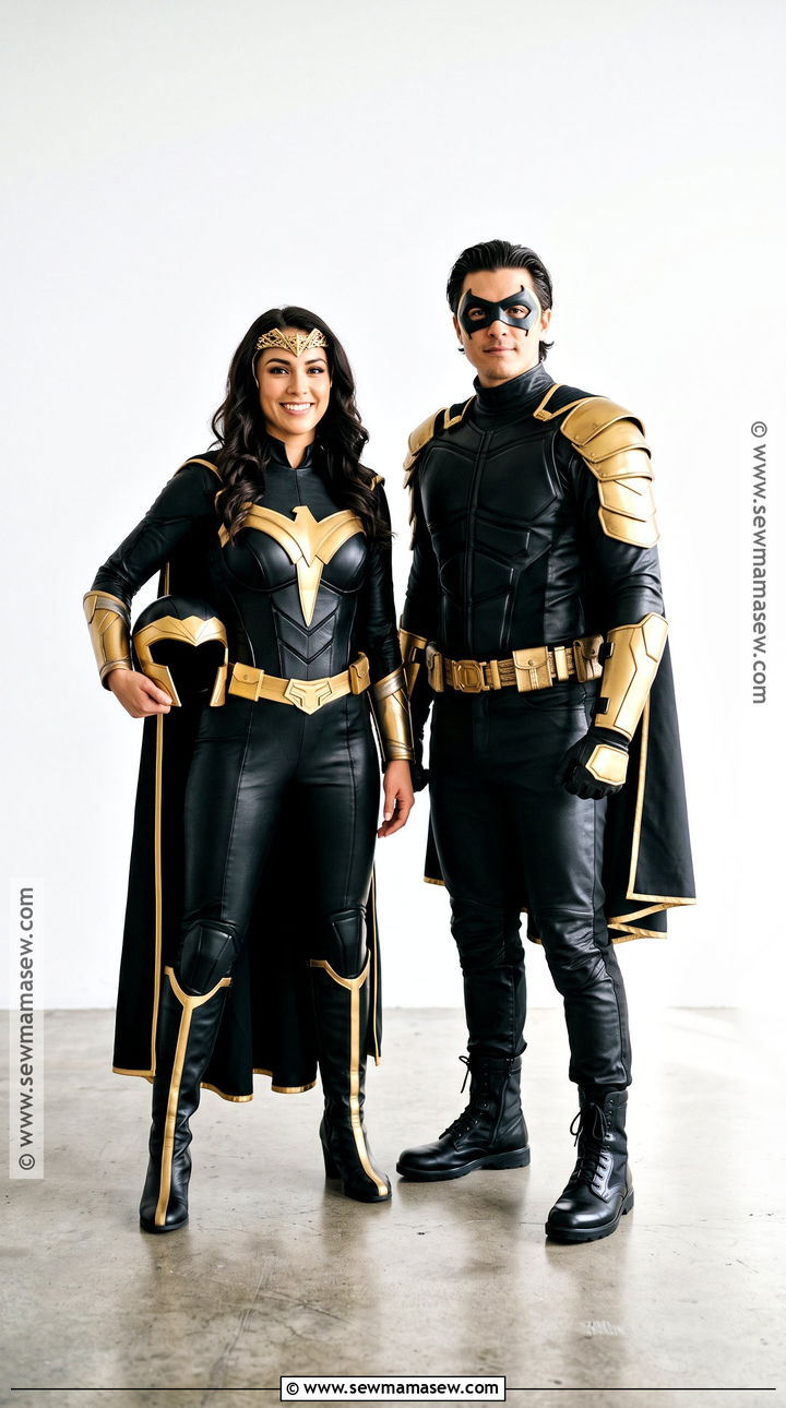 Black And Gold Wonder Woman Couple Costume - 30 wonder woman couple costume ideas