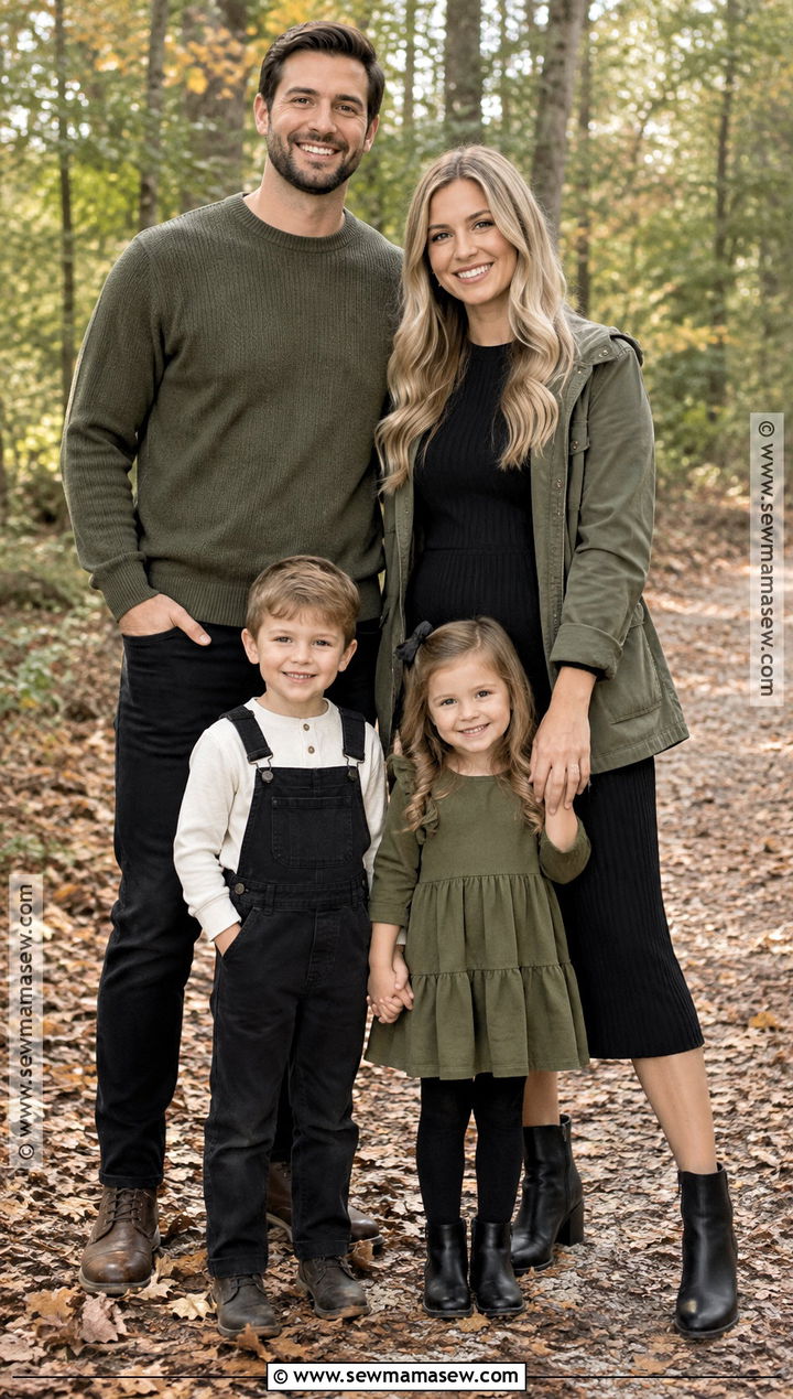 Black And Olive Family Picture Outfit - 15 black fall outfits family pictures