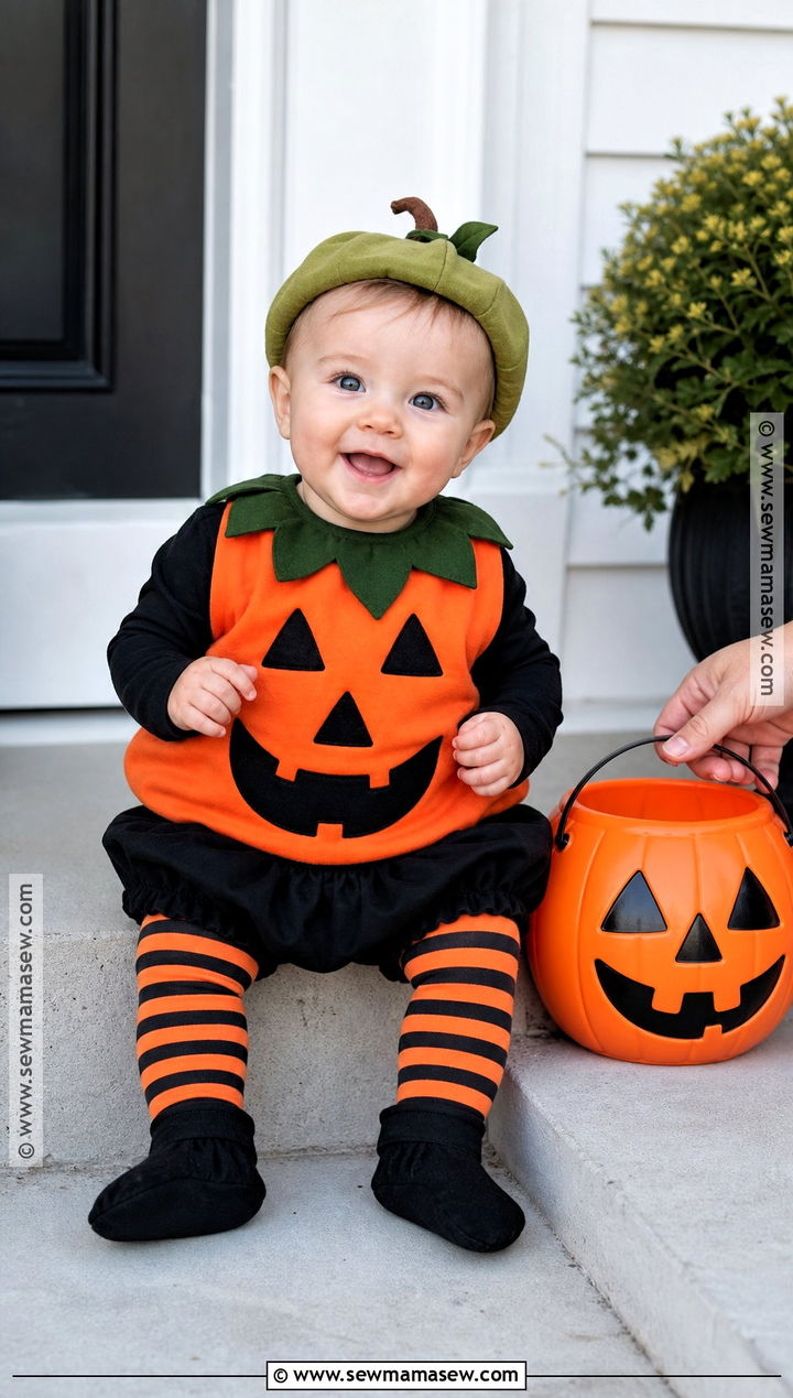 Black And Orange Baby Pumpkin Costume - 30 baby pumpkin costume ideas