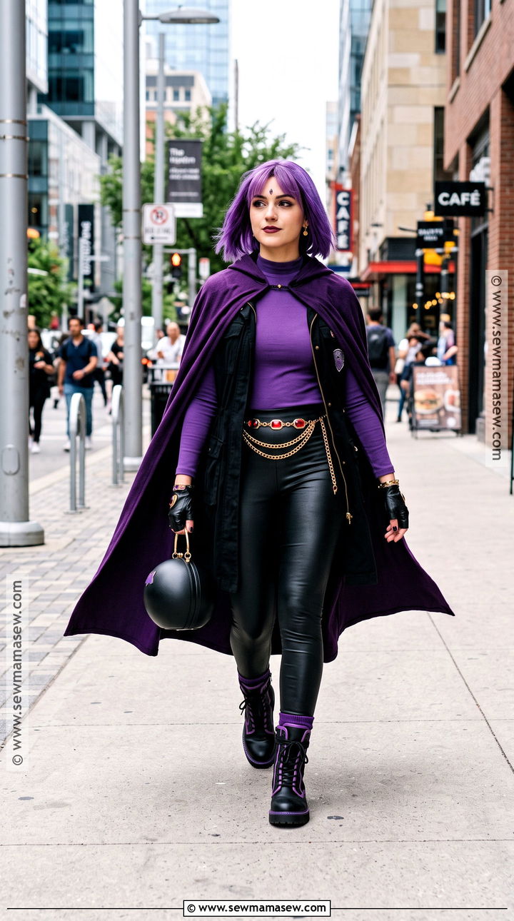 Black And Purple Raven Outfit - 30 Raven Teen Titans Go Outfit Halloween Ideas