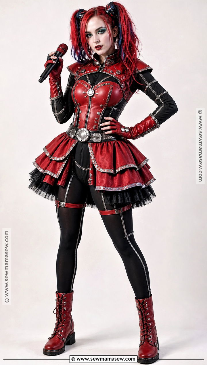Black And Red Circus Baby Cosplay - 40 Circus Baby Cosplay Ideas