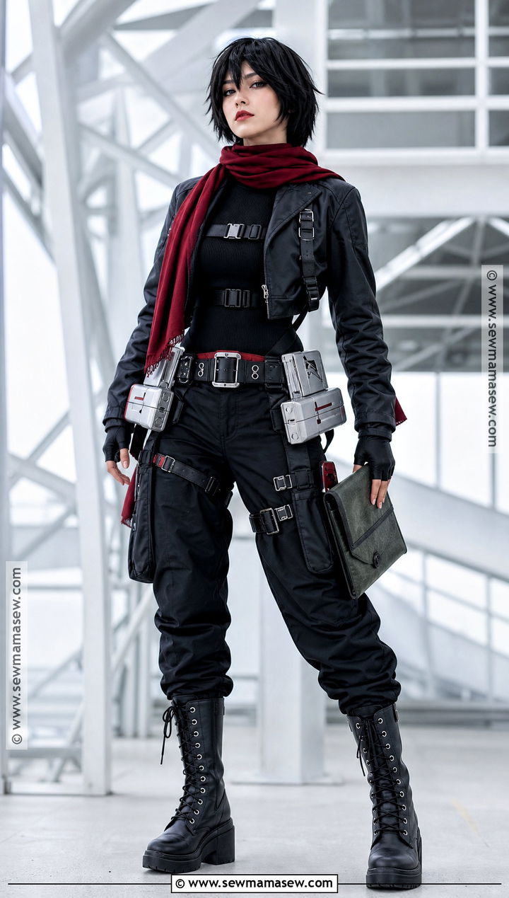 Black And Red Mikasa Costume - 30 mikasa costume ideas