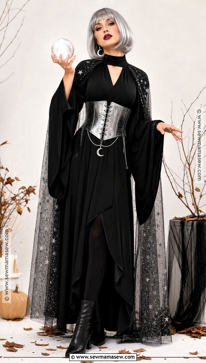 Black And Silver Fortune Teller Costume - 45 fortune teller costume ideas