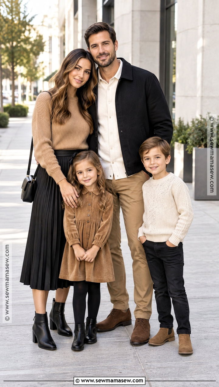 Black And Tan Fall Family Picture Outfits - 15 fall outfits for family pictures
