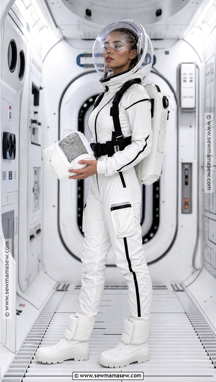 Black And White Astronaut Costume - 30 Black And White Halloween Costume Ideas