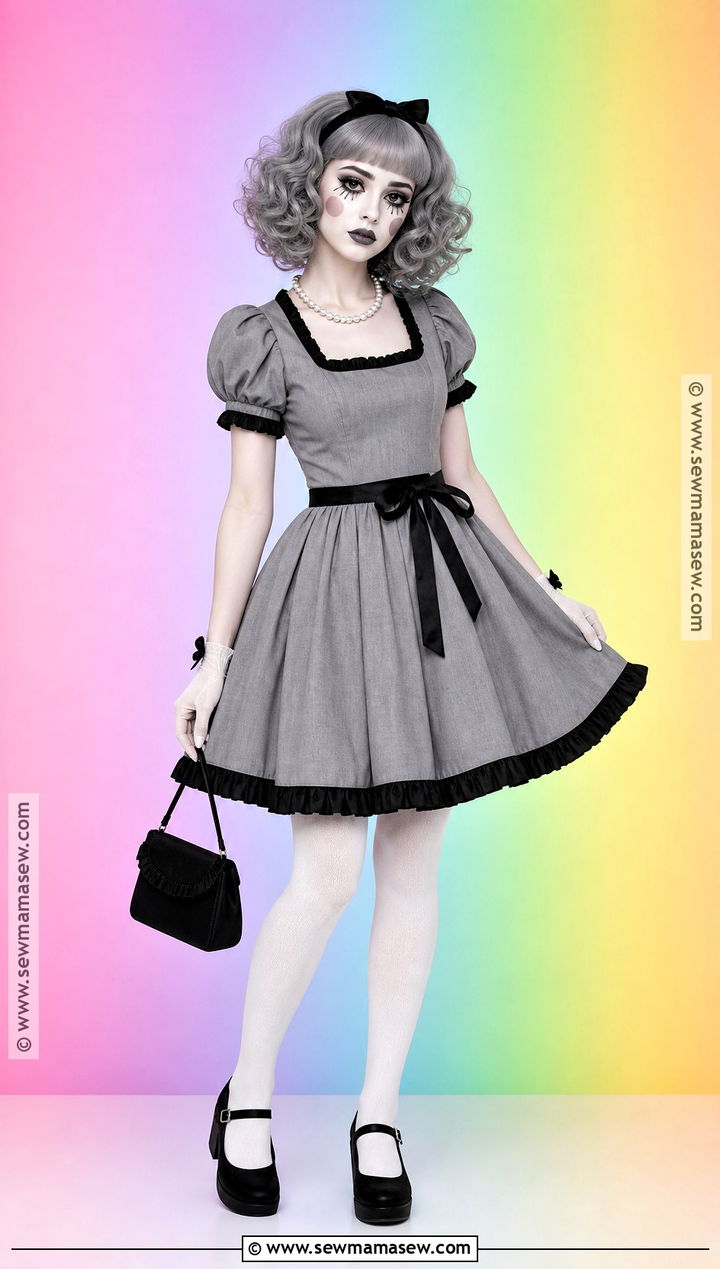 Black And White Doll Costume - 40 doll costume ideas