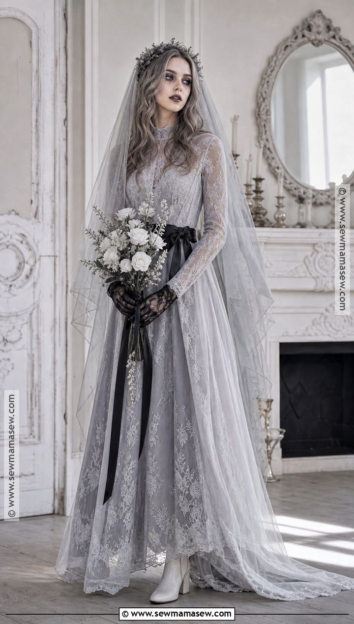 Black And White Ghost Bride Costume - 30 Black And White Halloween Costume Ideas