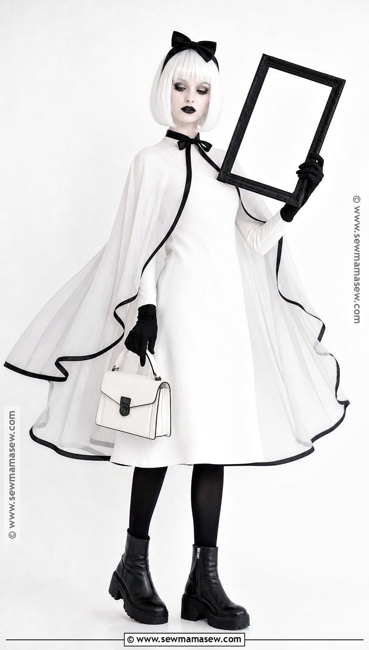Black And White Ghost Outfit - 35 Ghost Outfit Ideas