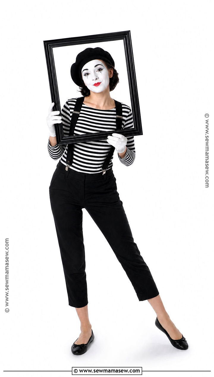 Black And White Mime Costume - 30 halloween costume ideas easy
