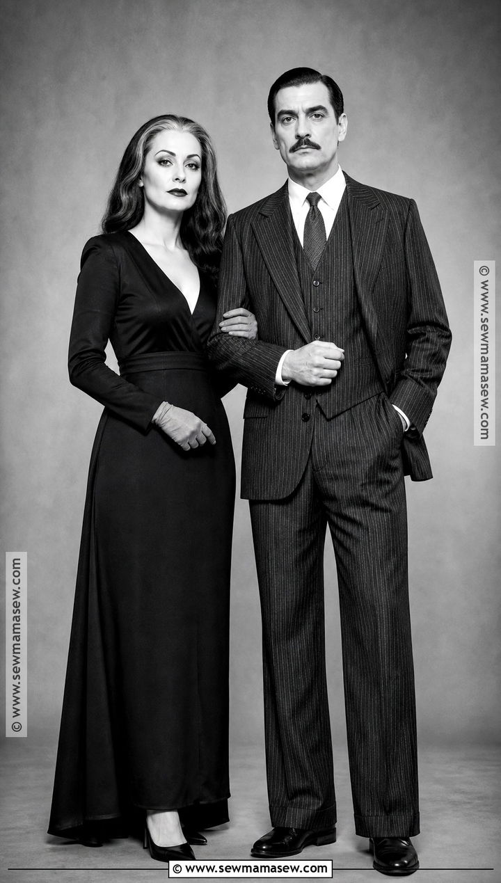 Black And White Morticia And Gomez Costume - 40 morticia and gomez addams costume ideas