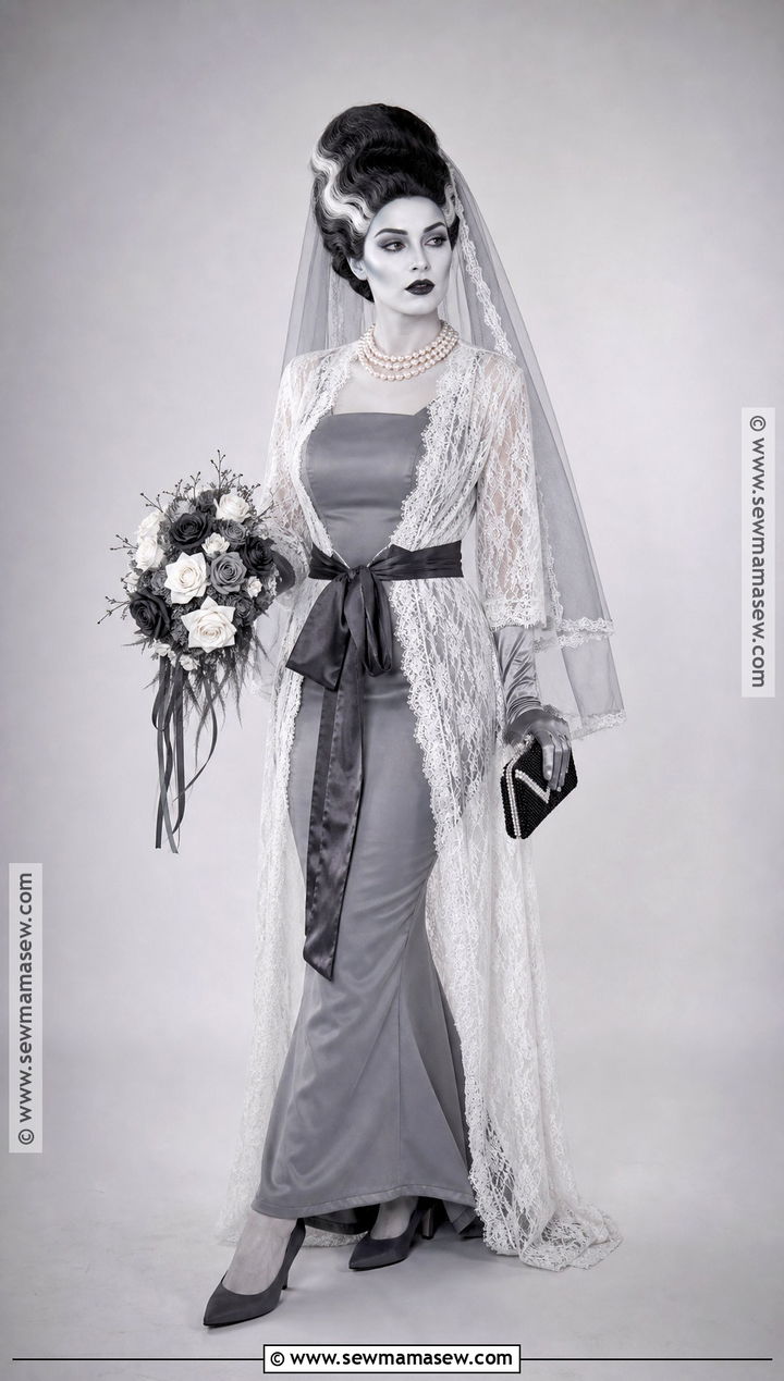 Black And White Movie Bride Costume - 35 bride halloween costume ideas