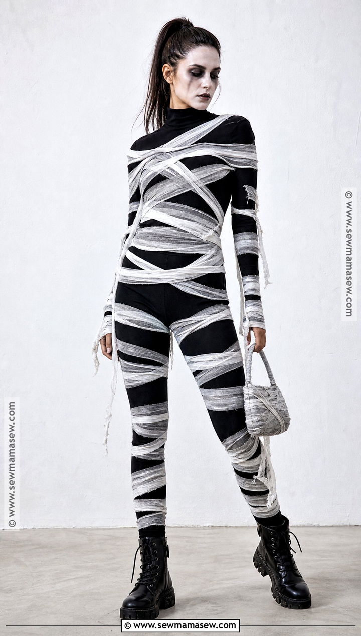 Black And White Mummy Costume - 35 mummy costume ideas for women