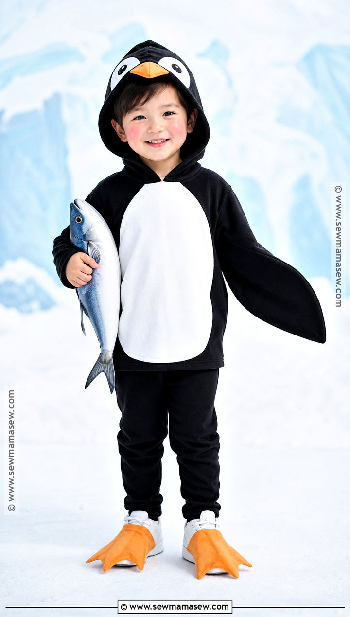 Black And White Penguin Costume - 30 Black And White Halloween Costume Ideas