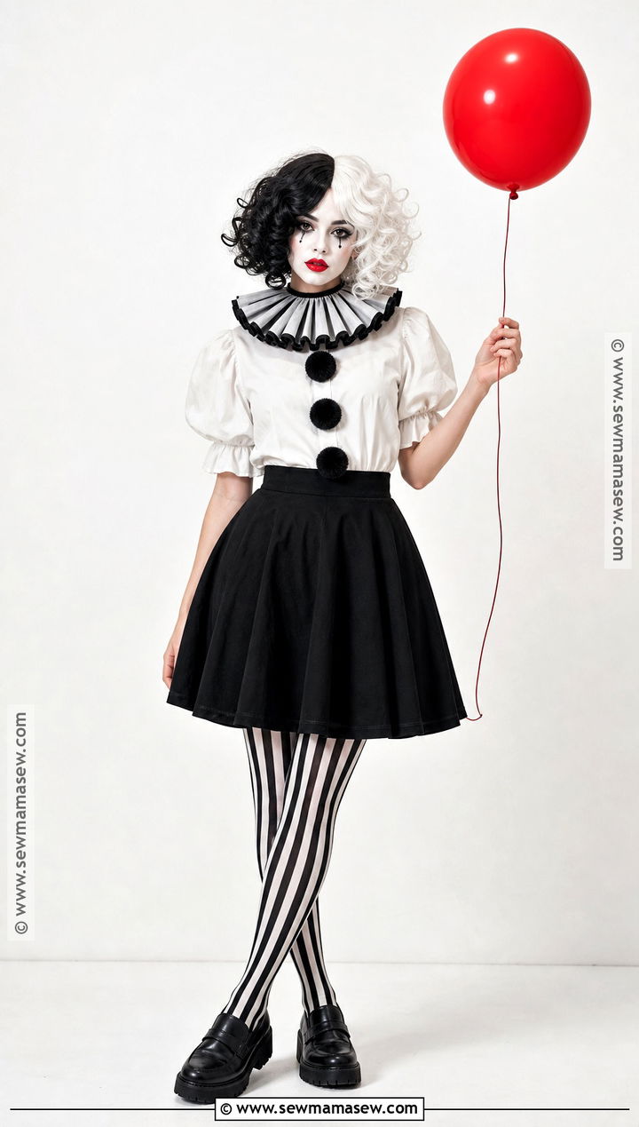 Black And White Pennywise Costume - 30 pennywise costume ideas for women