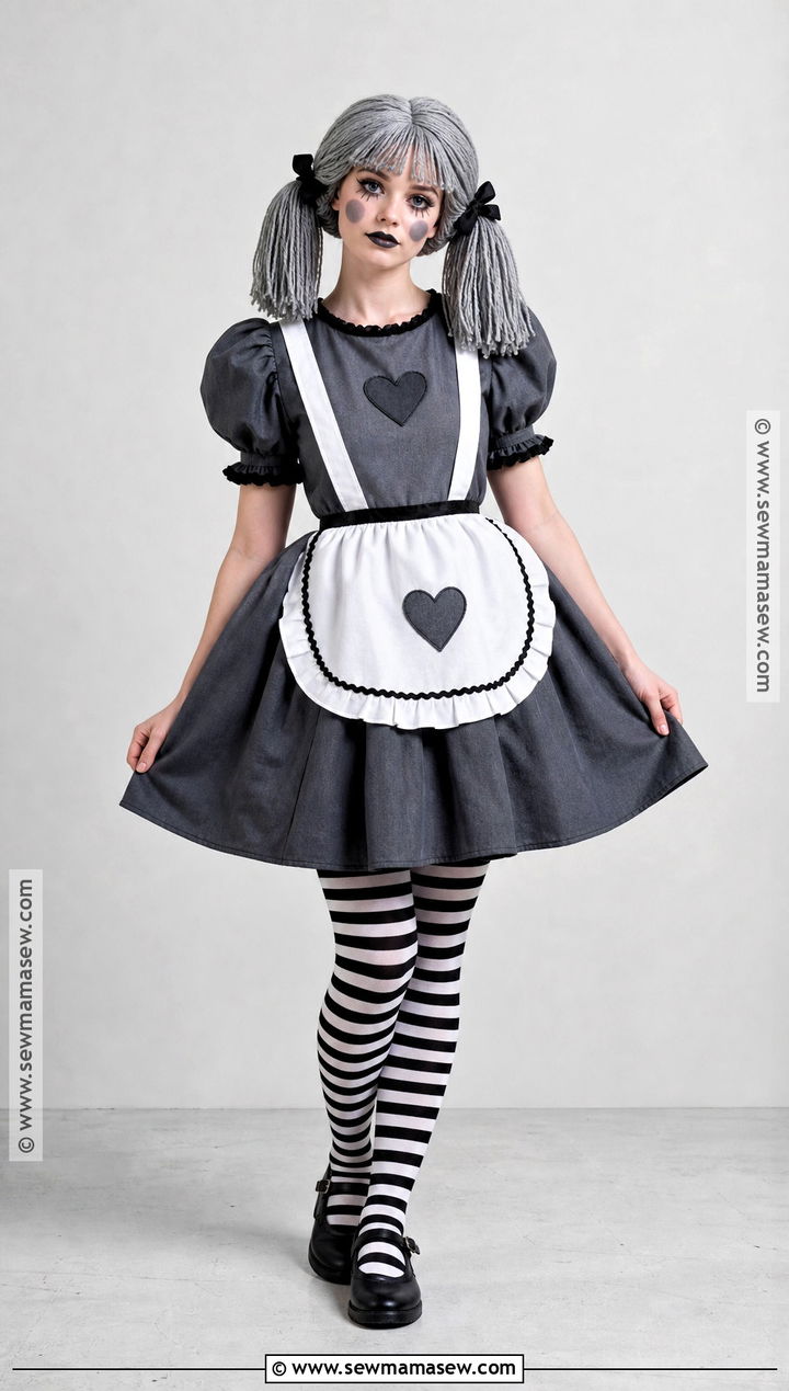 Black And White Raggedy Ann Costume - 30 raggedy ann costume ideas