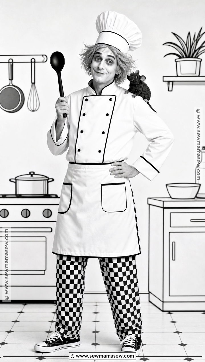 Black And White Ratatouille Costume - 30 Chef And Ratatouille Costume Ideas