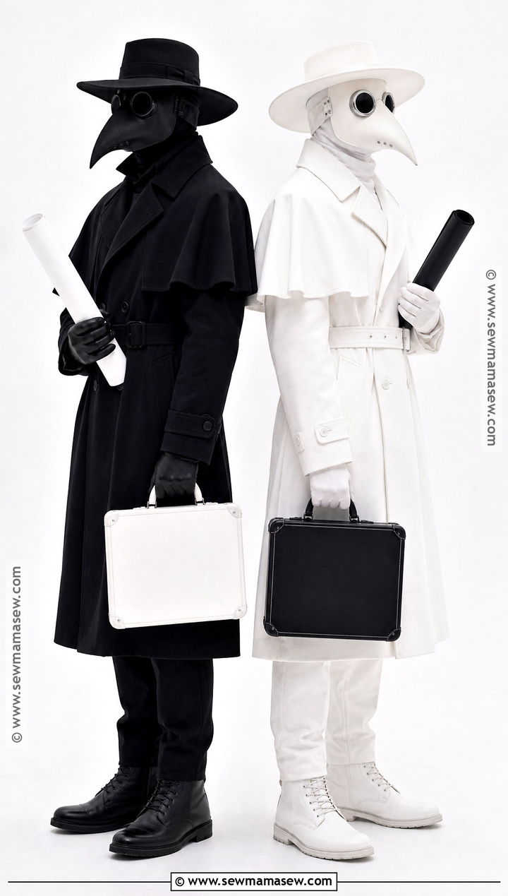 Black And White Rival Secret Agent Costume - 30 Secret Agent Costume Ideas