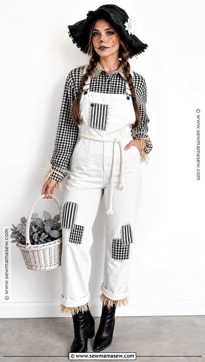 Black And White Scarecrow Outfit - 30 scarecrow outfit ideas