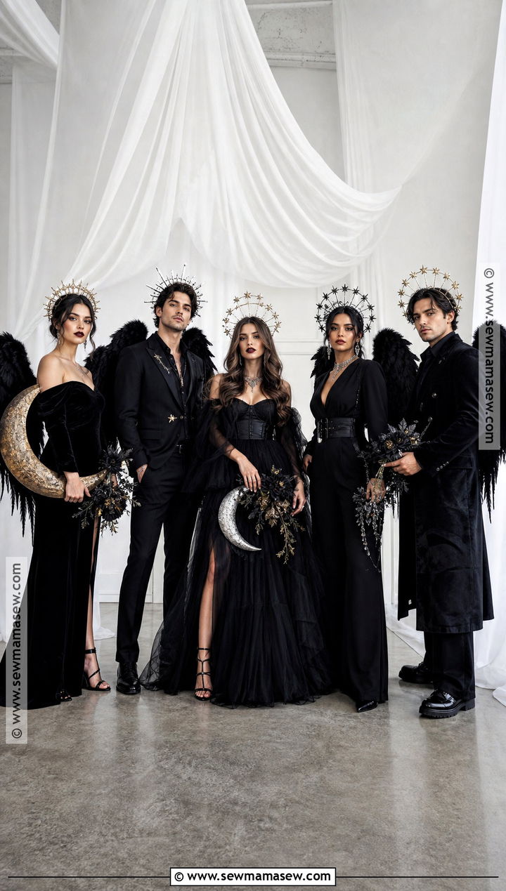 Black Angel Group Costume - 40 black angel costume ideas