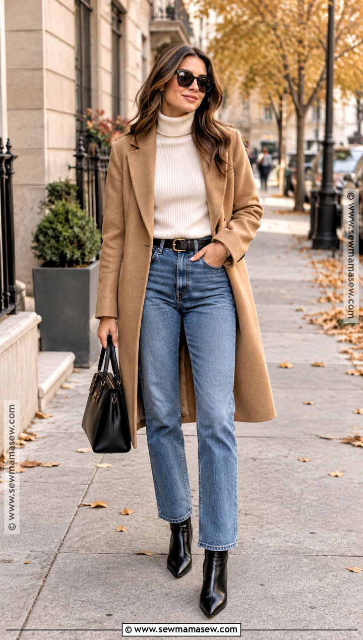 Black Ankle Boots With Straight Leg Jeans - 15 Boots Outfit Fall 2026