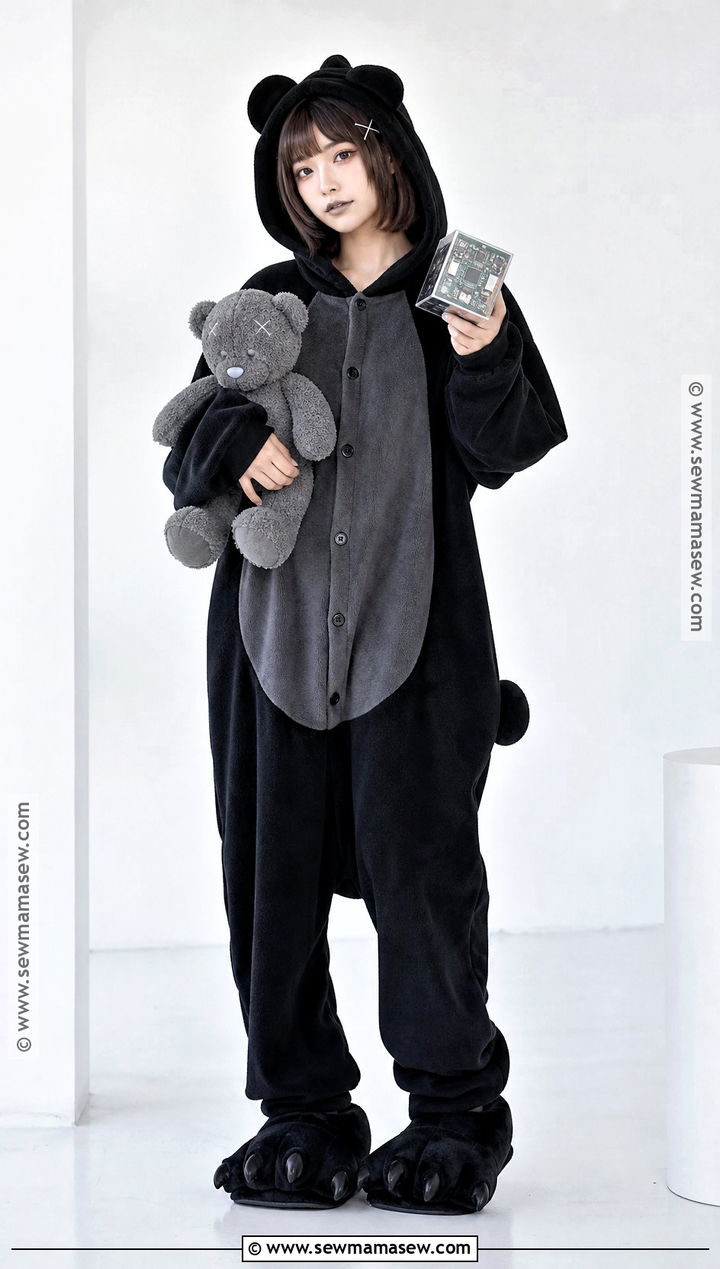 Black Bear Pajama Lain Cosplay - 30 lain cosplay ideas