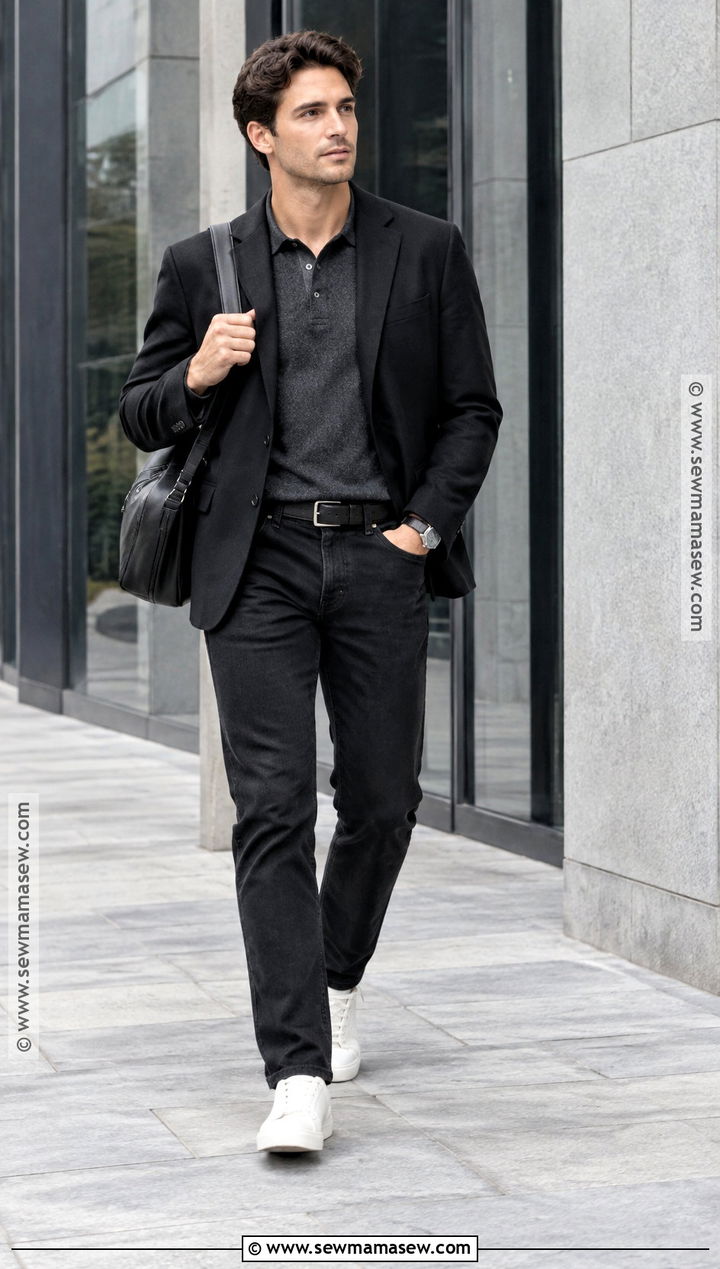 Black Blazer Fall Outfit - 15 fall outfit black ideas for men