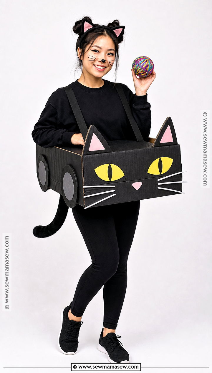 Black Cat Car Costume - 30 car costume ideas