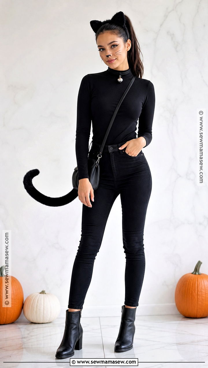 Black Cat College Costume - 50 halloween costumes college