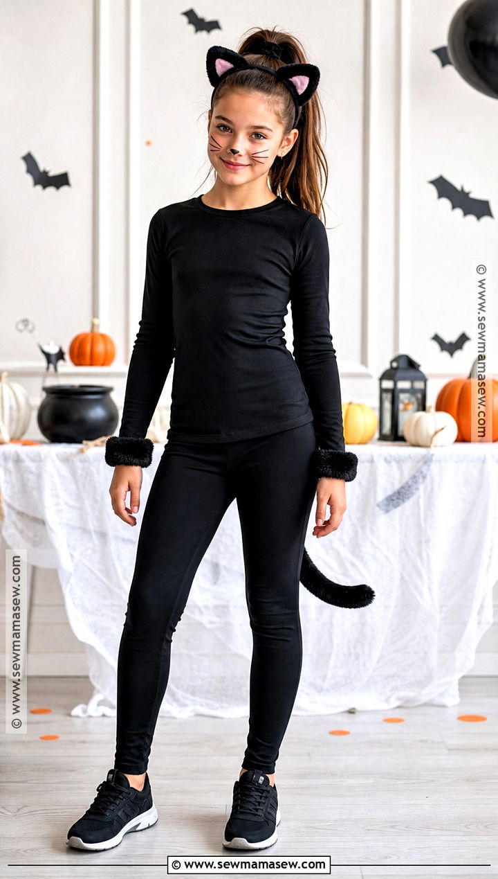 Black Cat Costume - 40 girl costumes
