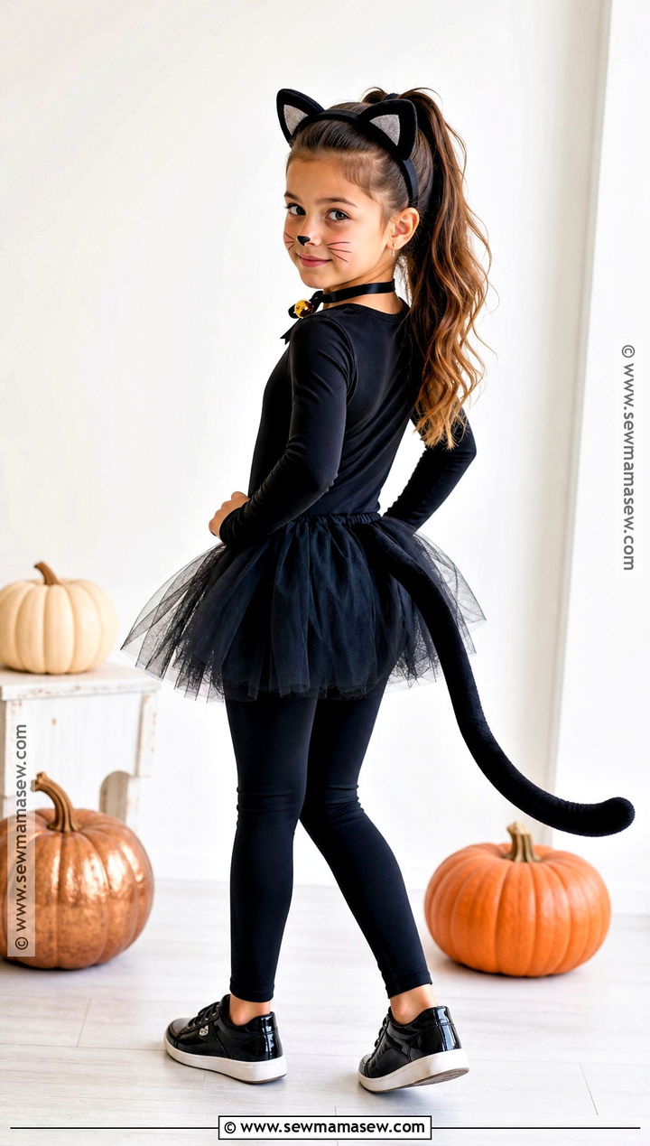 Black Cat Costume For Girls - 45 girl halloween costumes