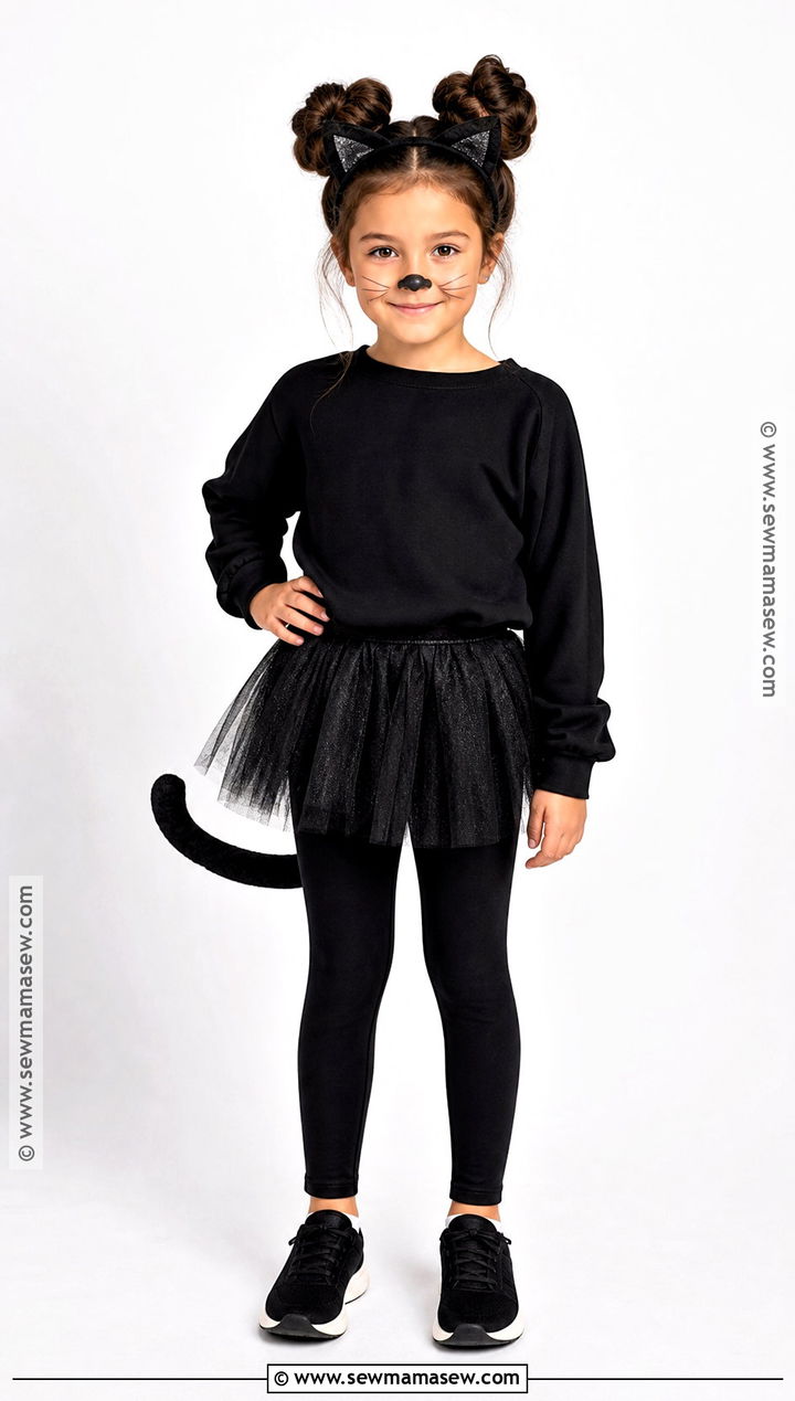 Black Cat Costume For Girls - 30 girl halloween costumes for kids