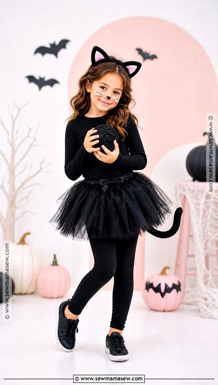 Black Cat Costume With Tutu - 45 kids halloween costumes