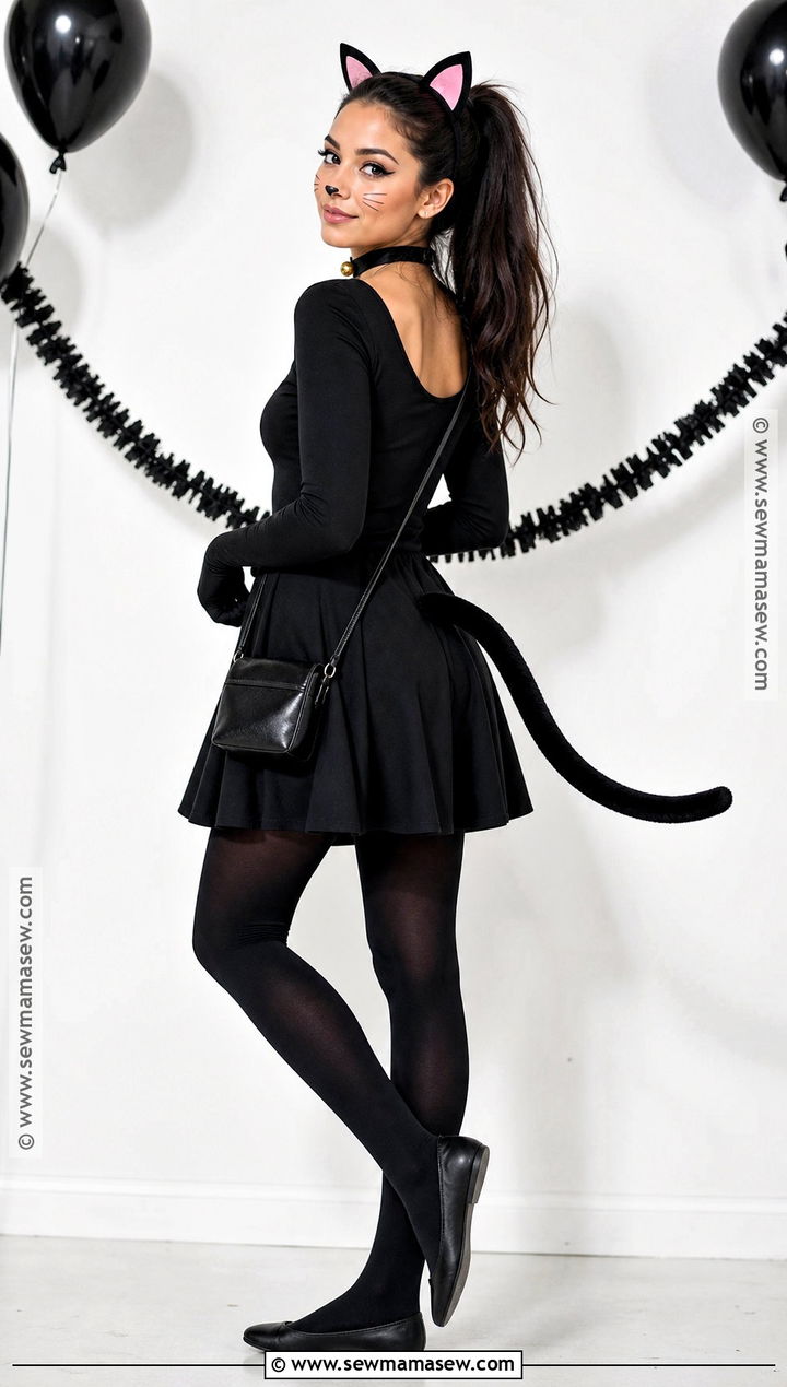Black Cat Dress Costume - 30 black dress costume ideas