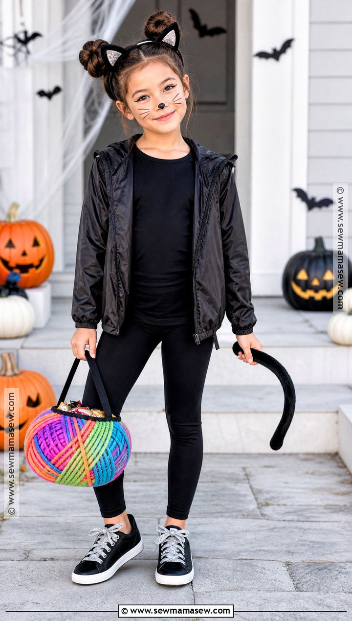 Black Cat Kids Costume - 35 halloween kids costumes