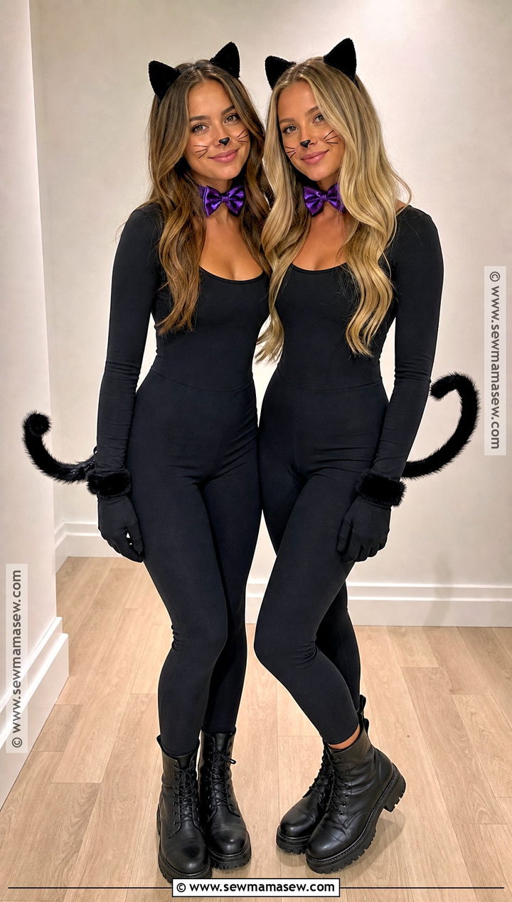 Black Cat Matching Costumes - 45 matching costumes