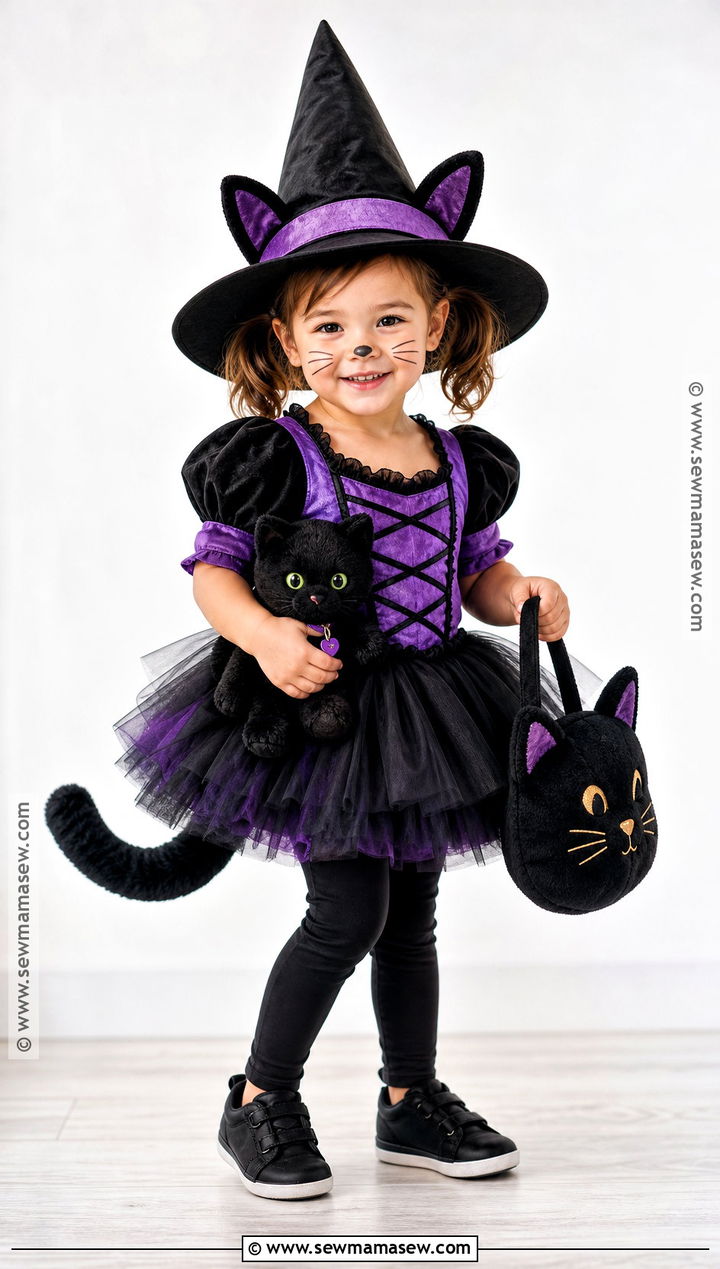 Black Cat Toddler Witch Costume - 30 toddler witch costumes