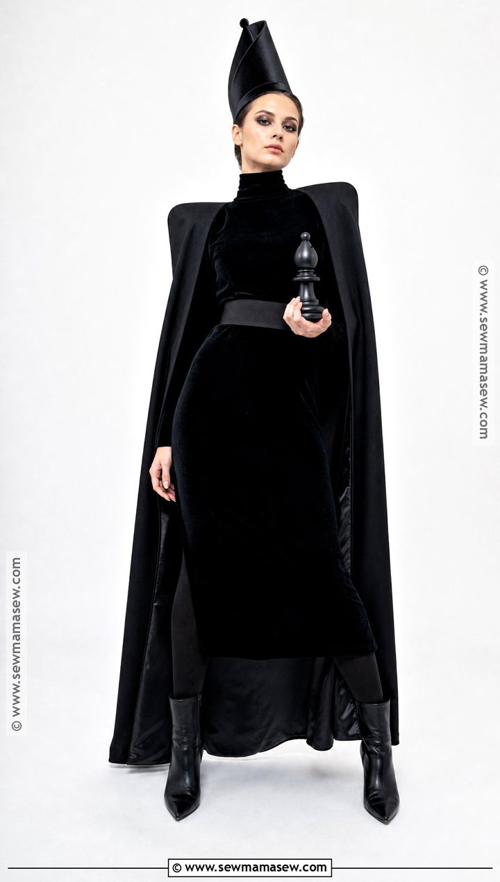 Black Chess Bishop Costume - 30 chess costume ideas