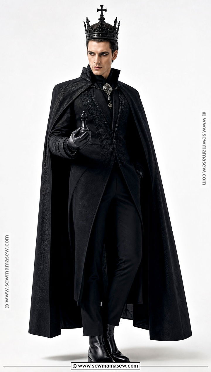 Black Chess King Costume - 30 chess costume ideas