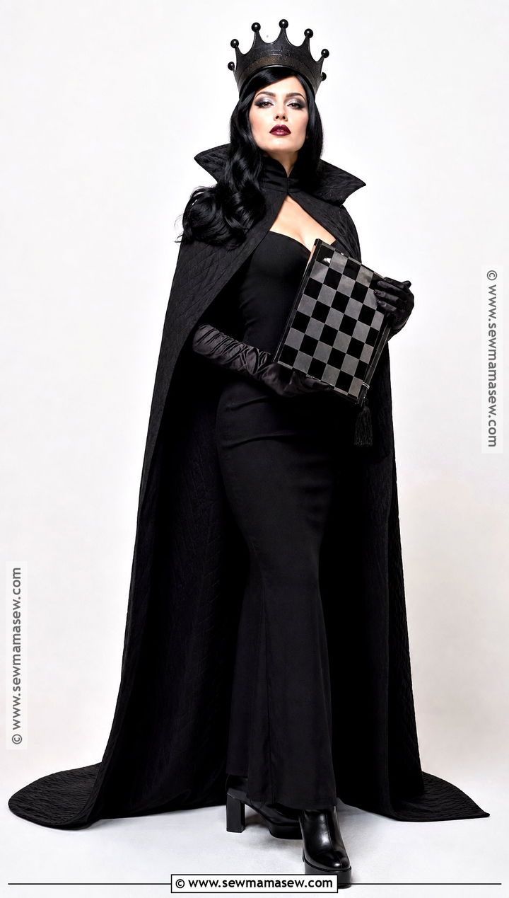 Black Chess Queen Costume - 30 chess costume ideas