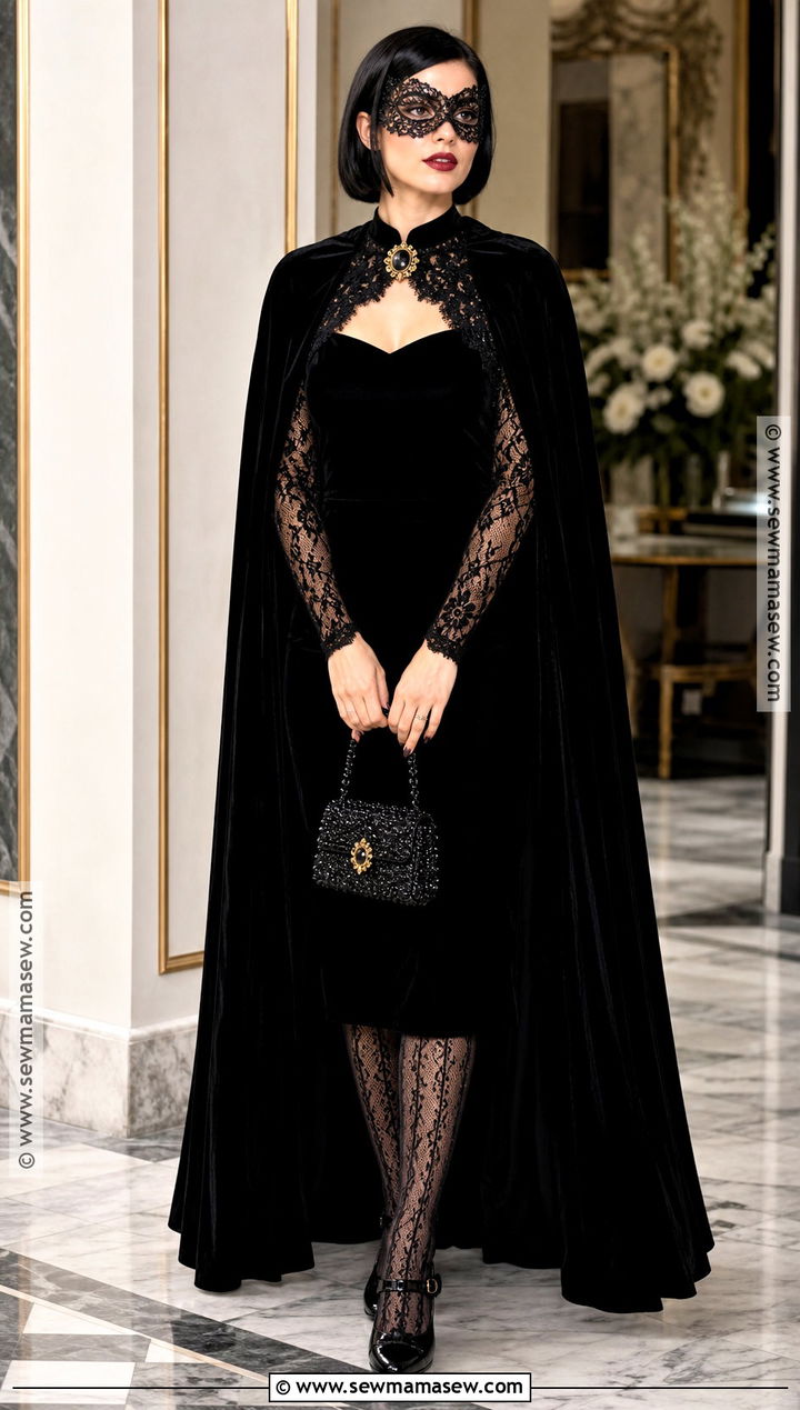 Black Cocktail Dress Vampire Ball Outfit - 30 vampire ball outfit ideas