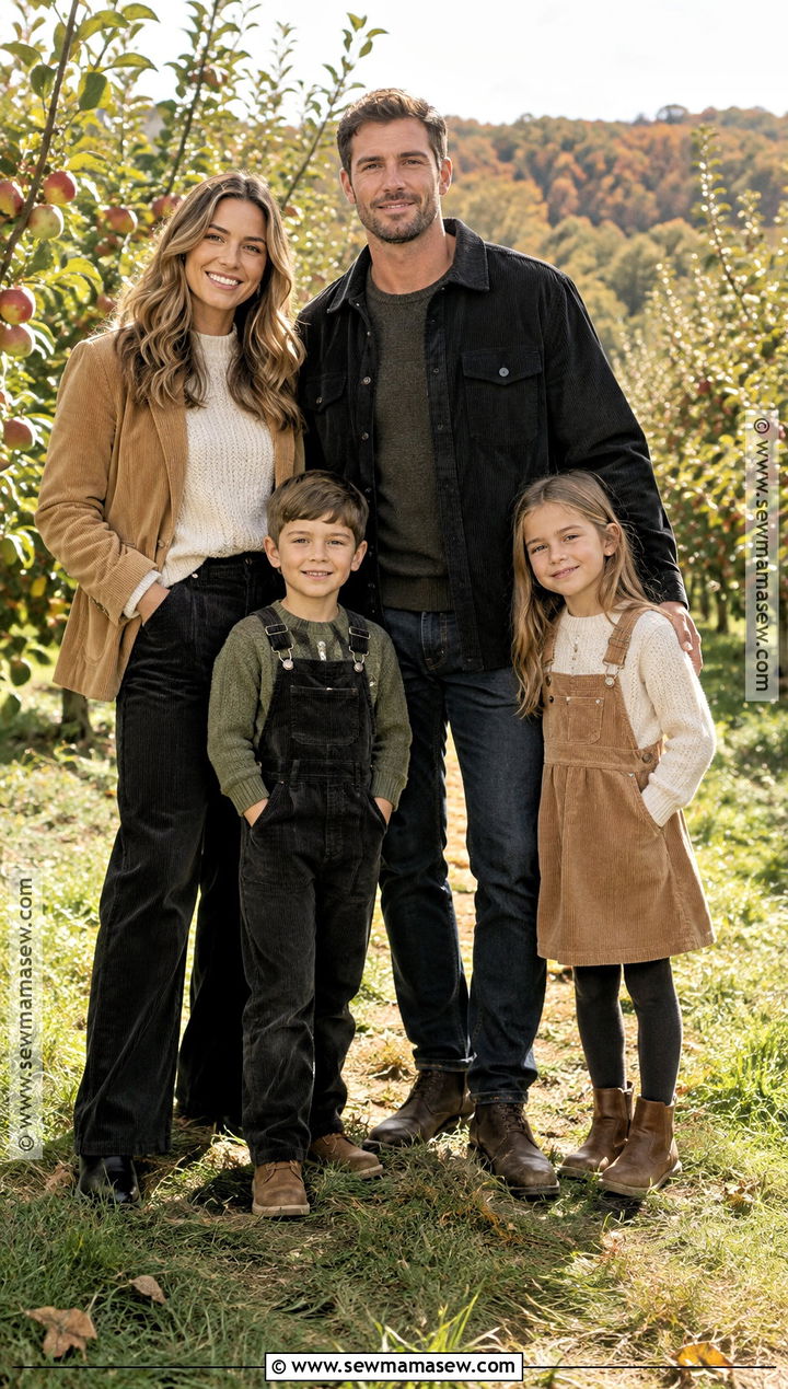 Black Corduroy Family Picture Outfit - 15 black fall outfits family pictures