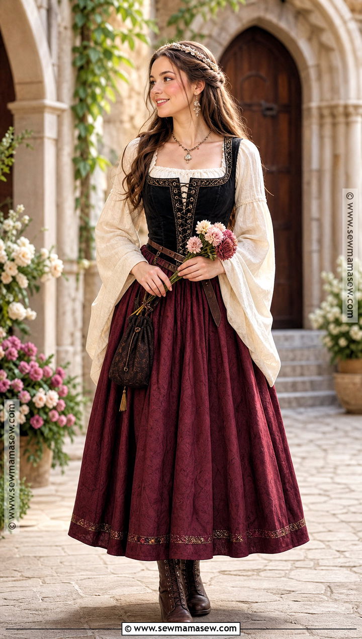 Black Corset Renaissance Princess Costume - 40 black corset halloween costume ideas