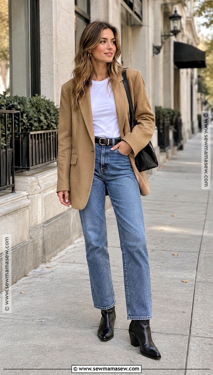 Black Cowboy Boots With Straight Leg Jeans - 20 black cowboy boots outfit fall