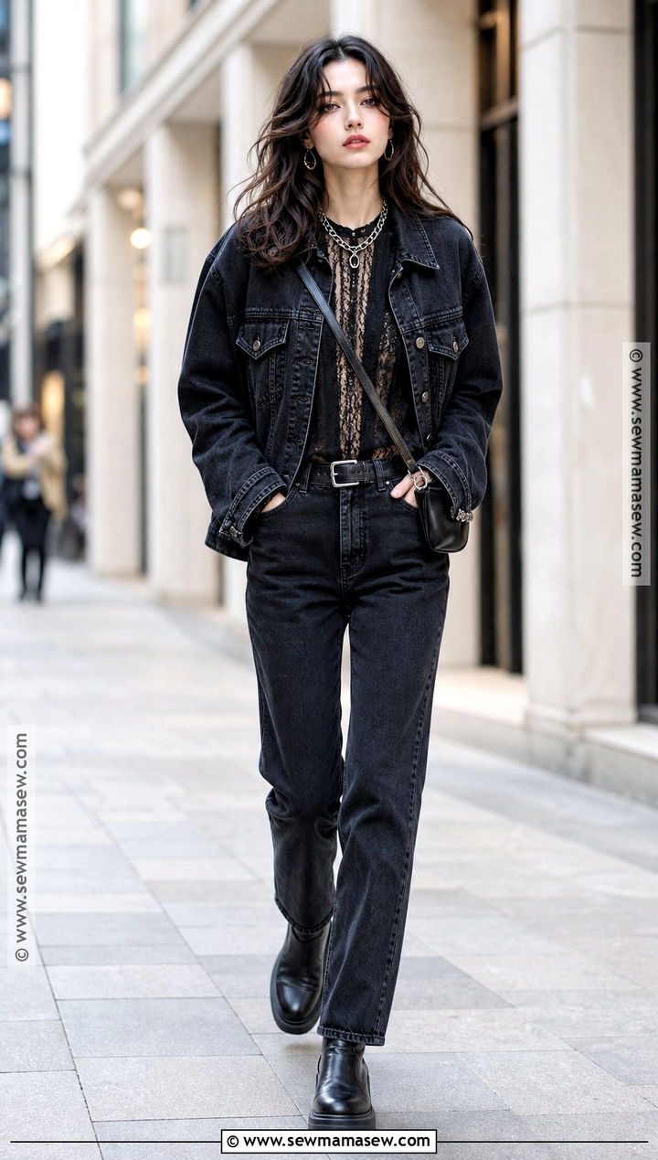 Black Denim Vampire Outfit - 35 vampire outfit ideas