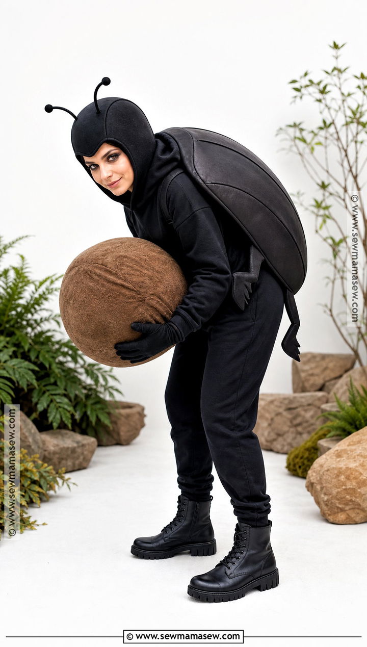Black Dung Beetle Costume - 35 bug halloween costume ideas