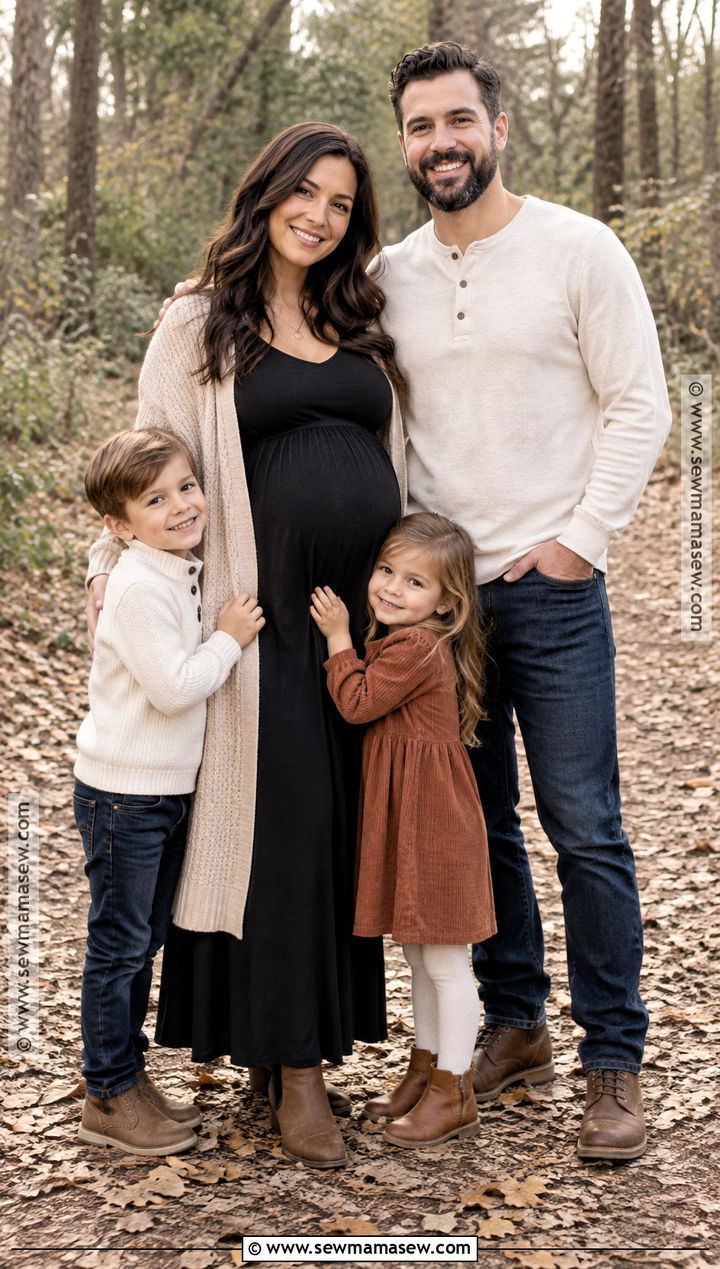 Black Empire Waist Maternity Dress With Cardigan - 15 black dress fall maternity pictures ideas