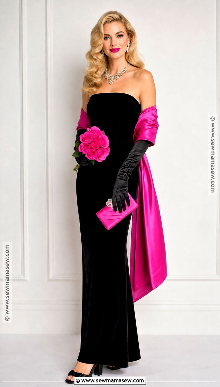 Black Evening Gown Barbie Costume - 35 Barbie Costume Ideas for Women